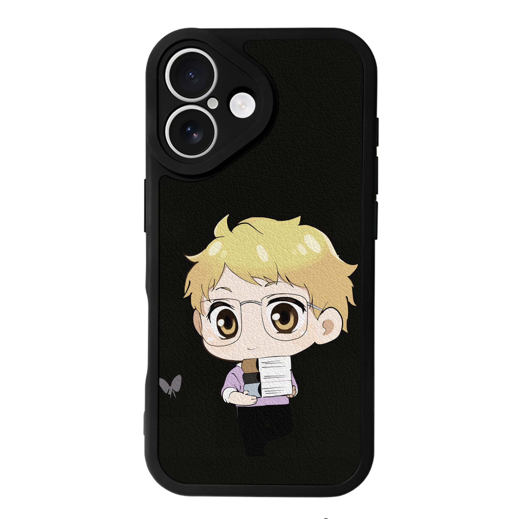 （画像用） ハイキュー!! Haikyu!! 【iPhone 16シリーズ対応】シリコンスマホケース（レザー調） 材質：シリコン